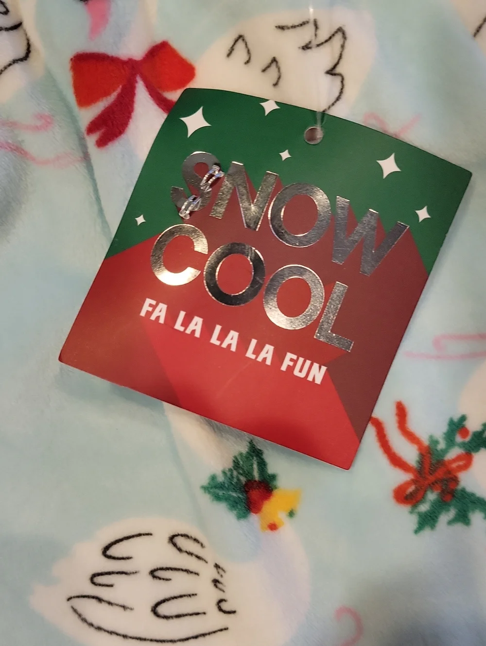 Swan Christmas Velvet Shorts,Juniors Sz.Large,Brand New W/ Tag